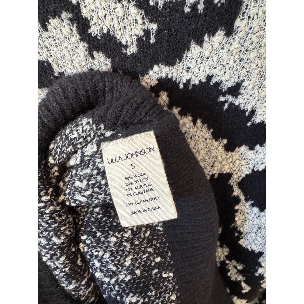 ULLA JOHNSON NWT Wool Blend Sweater Size Small Nalla Onyx $495 MSRP Quiet Luxury - Picture 10 of 11